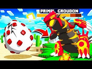 HATCHING RANDOM EGGS To GET GOD POKEMON In MINECRAFT