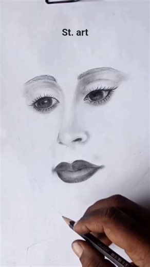 How to cute girl face draw for beginners #short #youtube #girl #drawing