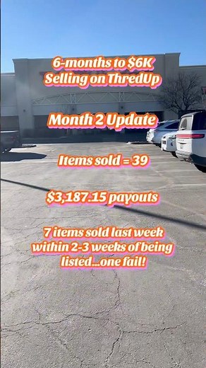 Can You Make $6K/Month on ThredUp? (Beginner Month 2 Results)