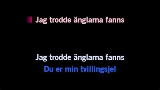 Karaoke Jag trodde änglarna fanns - Ole Ivars - CDG, MP4, KFN - Karaoke Version