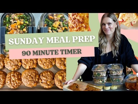 90-MINUTE TIMER Meal Prep | Easy gluten-free fall recipes!