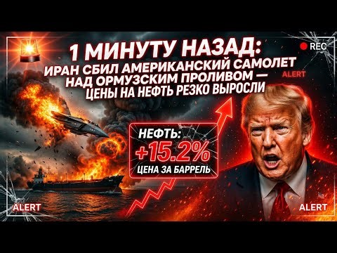 Торможение:Иран сбил американский самолет над Ормузским проливом — цены на нефть резко выросли.