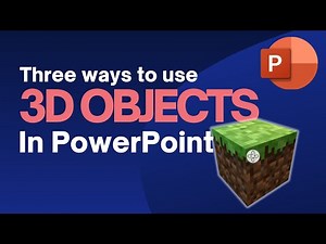 How to Insert and Use 3D Objects in PowerPoint – Boost Your Presentations with 3D Effects!