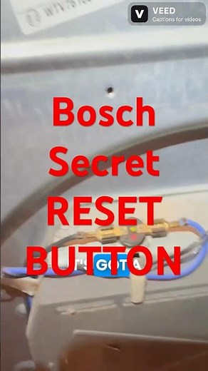 ✨ Bosch Dryer - No Heat - Easy Reset Button ✨#bosch #homerepair #boschdryer