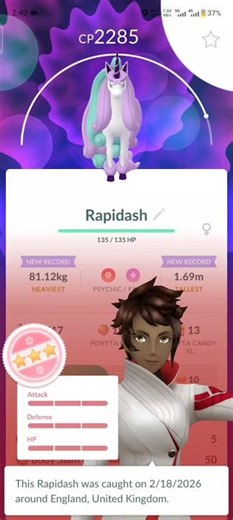 Ponyta to Rapidash: Fastest Evolution #ai #catchlegendarypokemon #pokemon #evolution #mobilelegends