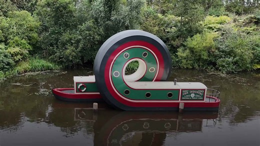 Boat with a twist set to delight and intrigue canal users