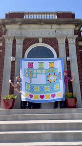 There is something so magical about seeing so many quilts on display and blowing in the wind The second annual Airing of the Quilts here in Hamilton, MO was a smashing success! | Quilting Deals - Missouri Star Quilt Co