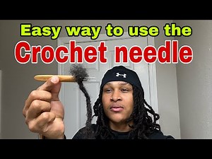 😱 How to use the crochet hook on dreads / video Official