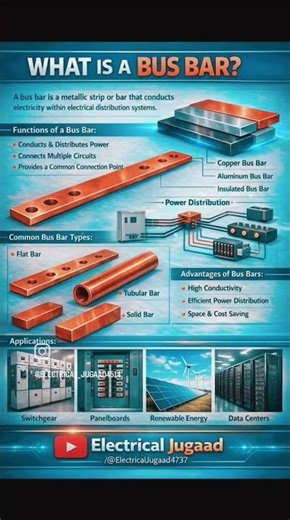 Bus Bar Explained ⚡ Every Electrician Must Know #shorts