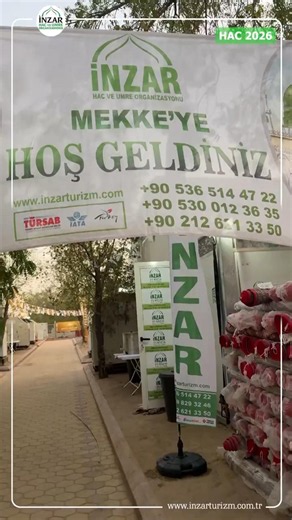 Arafat Çadırımız Hazır #Hac2026 | İnzar Turizm