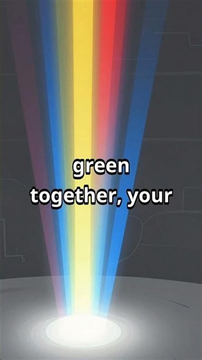 Why Your Screen Makes Every Color From Just 3 Lights #shorts