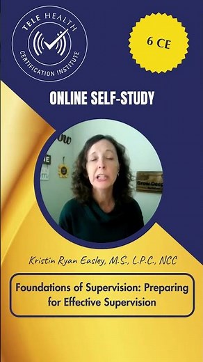 Foundations of Supervision: Preparing for Effective Supervision