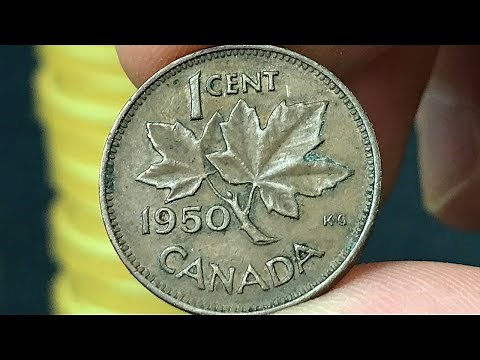 1950 Canada 1 Cent Coin • Values, Information, Mintage, History, and More
