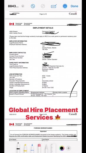 7.4K views · 35 reactions | Labour Market Impact Assessment (LMIA) Approved ✅ | Global Hire Placement Services | Facebook