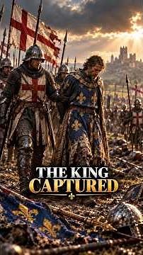 Battle of Poitiers: How England Captured the King of France #shorts