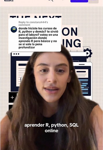 Cursos online para aprender R, Python y SQL
