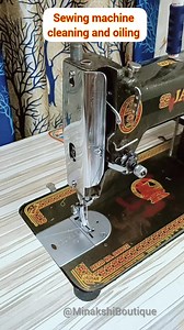 Sewing machine cleaning and oiling. | Minakshi Boutique