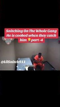 Snitching on the whole gang part-4 stay off the streets #snitch #police #interrogations