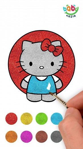 Hello Kitty Coloring Page for Kids