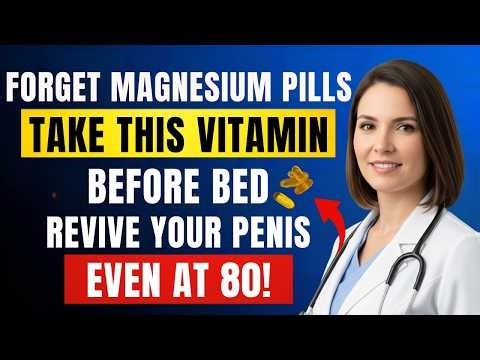 Forget magnesium! Take two vitamins at night to instantly revitalize your virility.