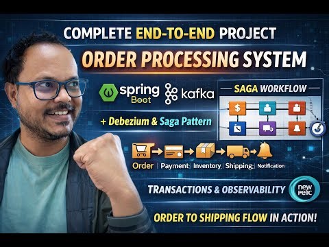 Day14(Final Day) | Building Event Driven Project (Order Processing, Saga Pattern) Newrelic