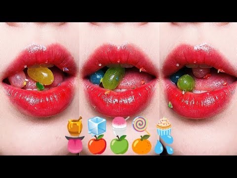 ASMR 33 MINUTES FOR SLEEP FRUIT JELLY CHALLENGE EATING SOUND [LISTEN TO RELAXING]