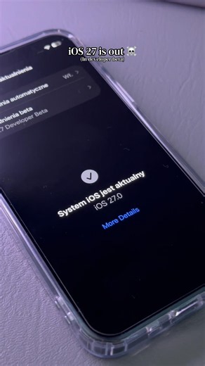 Testing iOS 27 Developer Beta on iPhone 13 Mini?! 🤯💀⁠