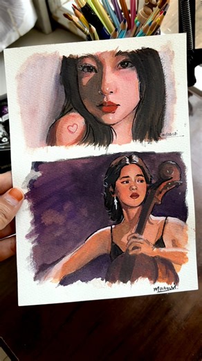 𝐌𝐚𝐚𝐧𝐬𝐢 𝐒𝐡𝐚𝐫𝐦𝐚 on Instagram: "Been getting a lot of “how do you use gouache??” questions, so here are 5 quick tips that might help 👇 1. It dries matte. No shine, so your art looks super clean in photos. 2. If it dries on your palette, don’t throw it out, just add water and it’s alive again. 3. You can actually paint light over dark (unlike watercolour). 4. Mix a little white into colors for soft, pastel vibes. 5. Keep layers thin, too much paint can crack when it dries."