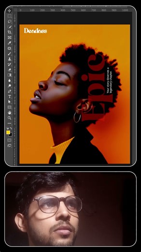 🌈 Color Pop Typography Poster #shortsfeed #shorts