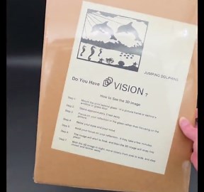 1993 New Old Stock Stereogram "magic Eye" 3D Poster - Etsy