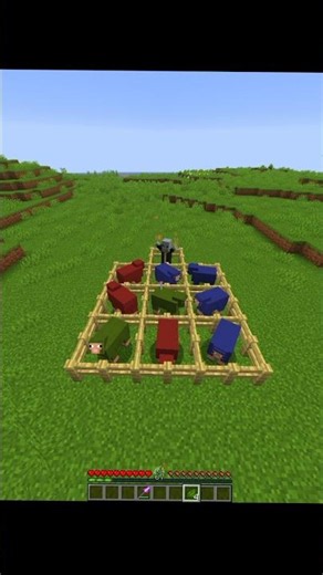sheep tic tac toe in minecraft