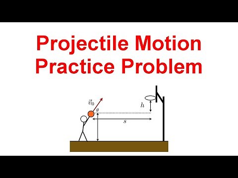 Projectile Motion Practice Problem - Shooting a Basketball