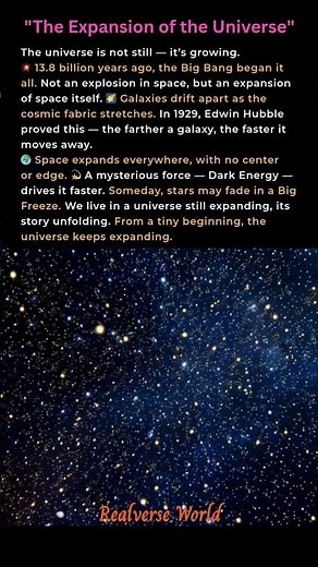 The Expansion of the Universe — Why Space Keeps Growing. #space #universe #galaxy #expansion