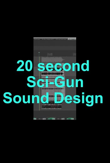 Quick Sci-Fi sound design. Experimenting with short form tutorials :) Let me know what you think? #gameaudio #gamesound #sounddesign #postproduction #reaper #Sci-fi