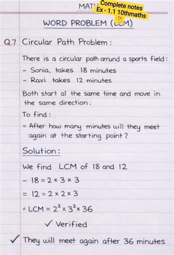 10th maths complete notes Ex-1.1#10thmaths#ncert#hbsc#cbsc‪@mathbypoojagautam‬