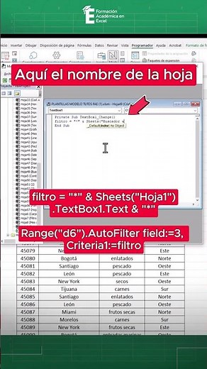 Crea un buscador automático en Excel. 😎✅#excel #exceltips #exceltutorial #excelbasico