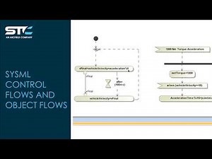 SysML Control Flows and Object Flows