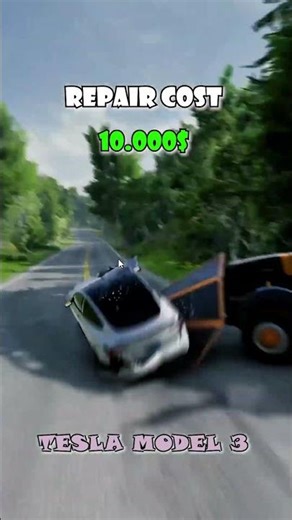 Insane Lamborghini Crash Test! #beamngdrive #shorts