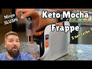Keto Mocha Frappe | Amazing Ninja SLUSHi Recipe! Easy low carb Frappuccino