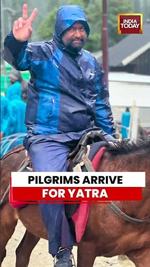 Amarnath Yatra: Pilgrims Arrive For Yatra As Holy Pilgrimage Gets Underway #amarnathyatra