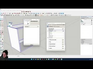 Componente Dinámico SketchUp 2022, onClick, hidden, if, Animate.