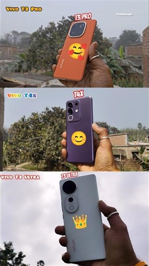 Vivo T3 Pro 5G, And Vivo T4x 5G And Vivo T3 Ultra Smartphones || Vivo 5G Top Selling Smartphones 🔥