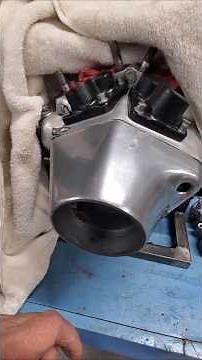 1976 Harley Shovelhead FLH Restoration, work done on the transmission and motor today. #shorts
