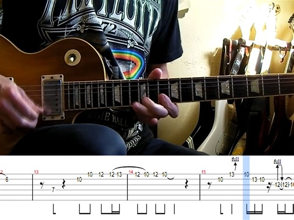 带谱演奏 UFO - Doctor Doctor intro guitar lesson