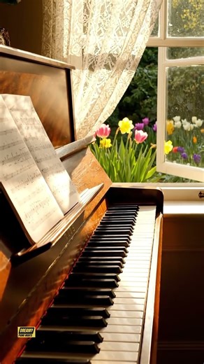Spring Morning Piano 🌸 Soft Music for Calm & Focus