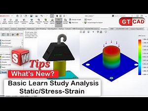 Solidworks tips | deep learn study analysis(static stress)