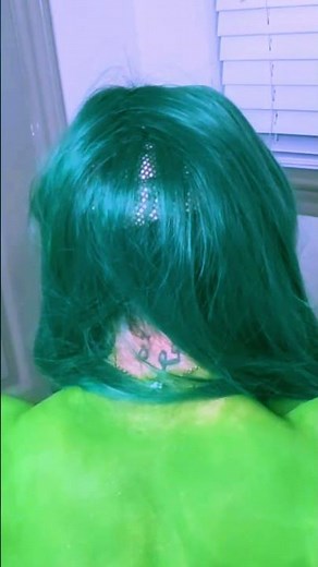 She Hulk Transformation Body Painting Art