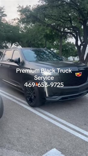 Dallas Black Car limousine on TikTok