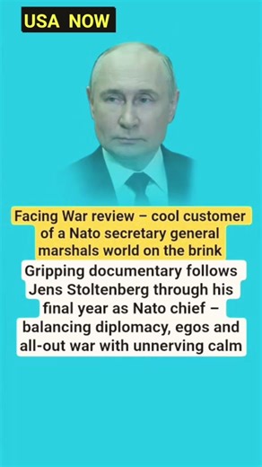Facing War review – cool customer of a Nato secretary general marshals#russiaukrainewar