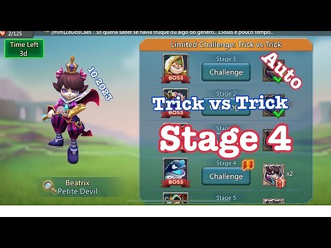Trick vs Trick: Stage 4 (Auto) - 10-2023 | Lords Mobile